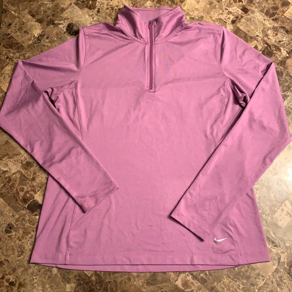Nike Golf purple long sleeve shirt, size L, EUC